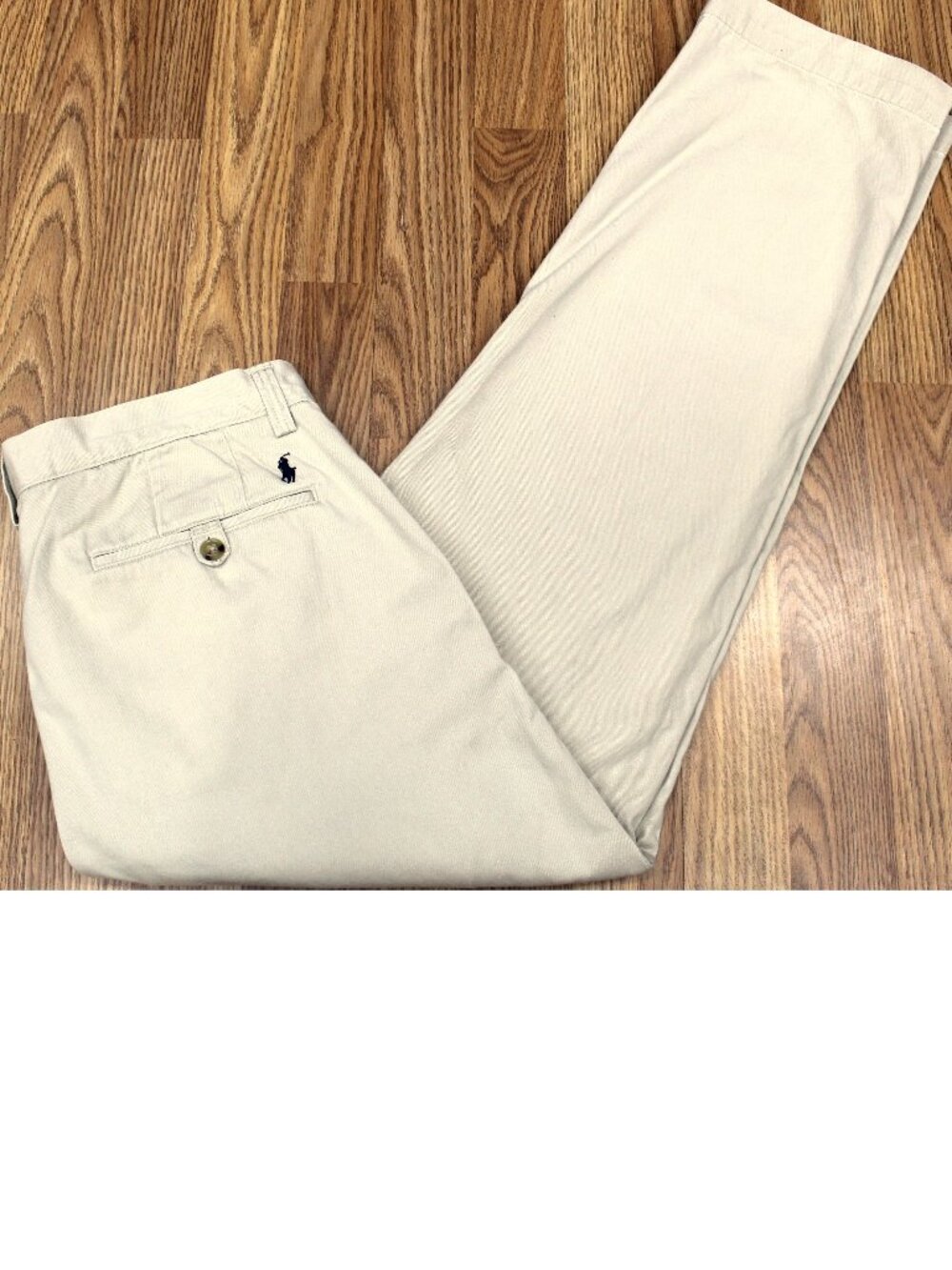 33x30 POLO RALPH LAUREN CLASSIC FIT CHINO 100% COTTON PANTS LIGHT KHAKI